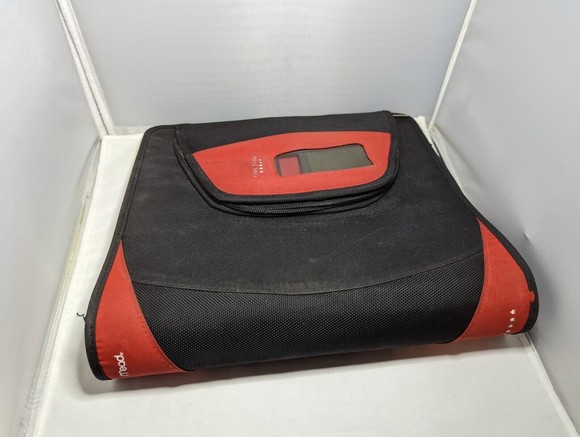 Vintage Mead Five Star Black Red 3 Ring Trapper Keeper Zip Binder Folder School - Picture 8 of 9
